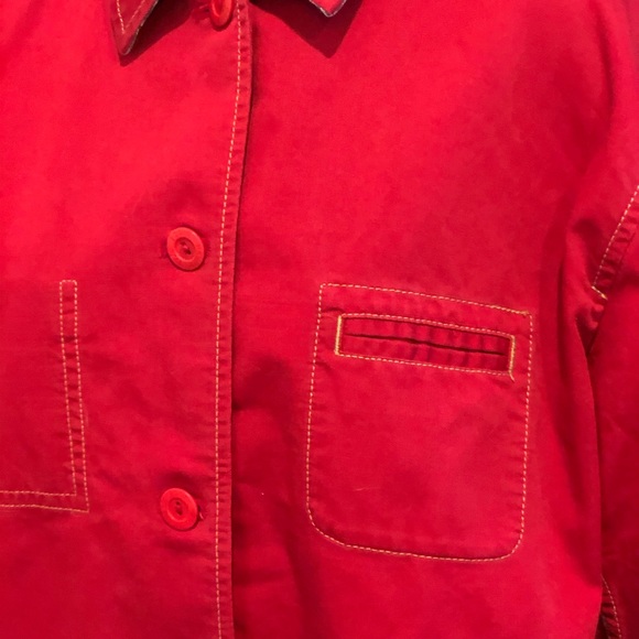 Red cotton jacket. - Picture 5 of 5